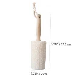 Beavorty 2pcs Bath Wipe Cleaning Brush Loofah Body Pads Loofah Body Sponge Bath Body Brush Loofah Cleaning Sponges Loofah Shower Pad Bathroom Gloves Back Bath Mat Child Wooden Handle