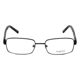 Vivid Eyewear Big and Tall 1 Designer Eyeglasses in Black +2.75