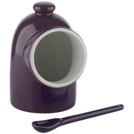 BIA SCOOP! Salt Pig & Spoon Purple, 9 x 8 x 12.5 cm