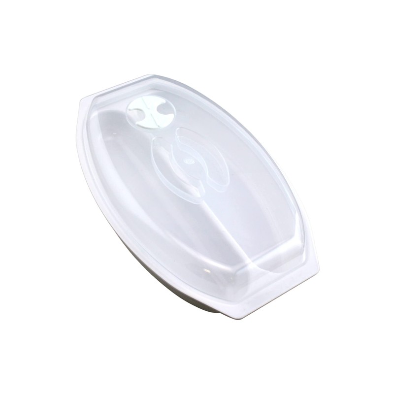 Dependable Industries Microwave Corn Steamer Vented Lid BPA Free Dishwasher