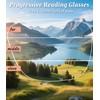Hubeye 3 Packs Progressive Reading Glasses For Men Blue Light