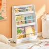 SoBuy Librería Infantil, Estante con Barandilla, 58*18*81cm (LFA), Blanco