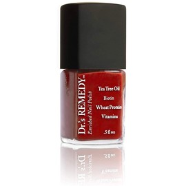 Dr.'s Remedy Dr's Remedy Nail Polish, All Natural Enriched Nail Strengthener Non Toxic and Organic - RESCUE Red