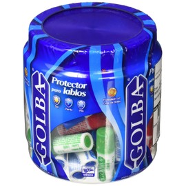 Golba Protector Labial Exhibidor 60 x 2.5 g, 60 unidades