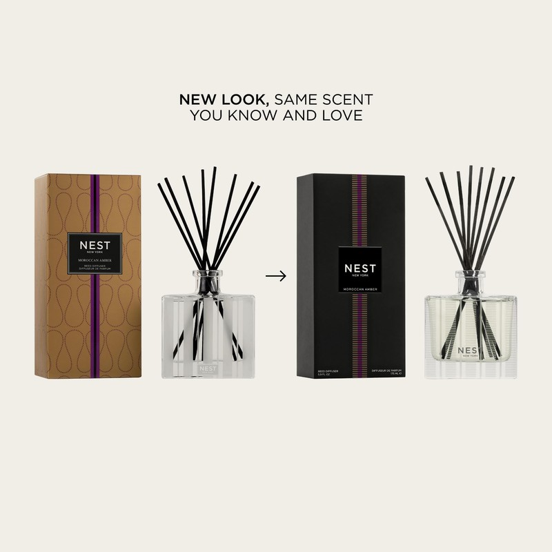 NEST New York Reed Diffuser, Moroccan Amber - 5.9 fl
