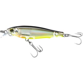 Yo-Zuri R1410-BSCL: 3D Inshore Fingerling (Sp) 100Mm 4", Black Silver Chartreuse