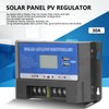 Solar Charge Controller LCD Display Dual Usb Interface Durable Solar