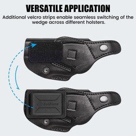Holster Wedge for IWB Carry, Universal Comfortable IWB Holster Wedge Kit, Soft Foam Appendix Carry Wedge for Gun Holster, Concealed Carry Gun Holster Cushion Pad for Better Concealment and Comfort
