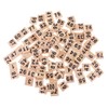 100pcs 1-100 Wooden Number Tiles Number Cube Blocks for Wedding
