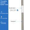 RUMOSE 118 inches Shower Hose Shower Head Extension Tube Extra