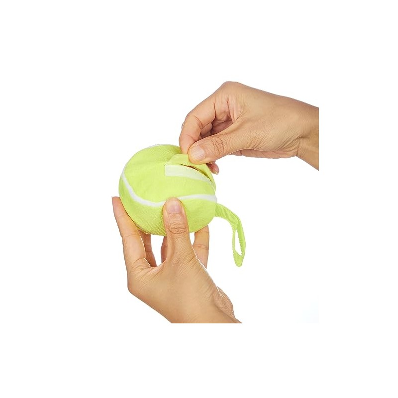 PetDroid 2 Pack Replacement Dog Ball Tennis Plush Cover