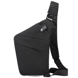 VADOO Anti-theft Crossbody Bags for Women, Sling Bag for Men Lightweight Shoulder Bag for Hiking Travel (Large)