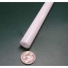 Delrin White Acetal POM Round Tube .625" Oversized OD x