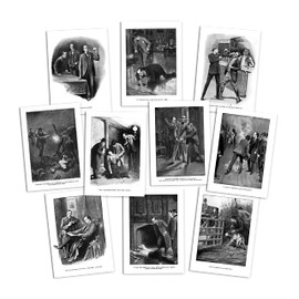 Strand Clothing Sherlock Holmes Illustrations Postcards Set of 10 - Sidney Paget Original Art Postcard Set