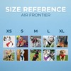 Air Frontier Mesh Dog Harness with Steel Leash D-Ring, Reflective