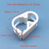 High Temperature Resistant PBT Plastic Tubing Clamps Flow Control Hose