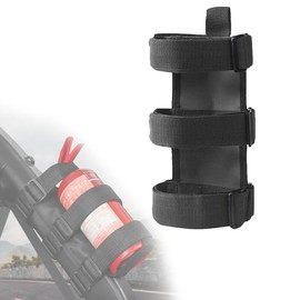 Car Roll Bar Fire Extinguisher Mount Holder Compatible with Wrangler TJ CJ YJ JK JKU JL JLU JT, Fit 2.5-3LB Extinguisher, 1 Pcs
