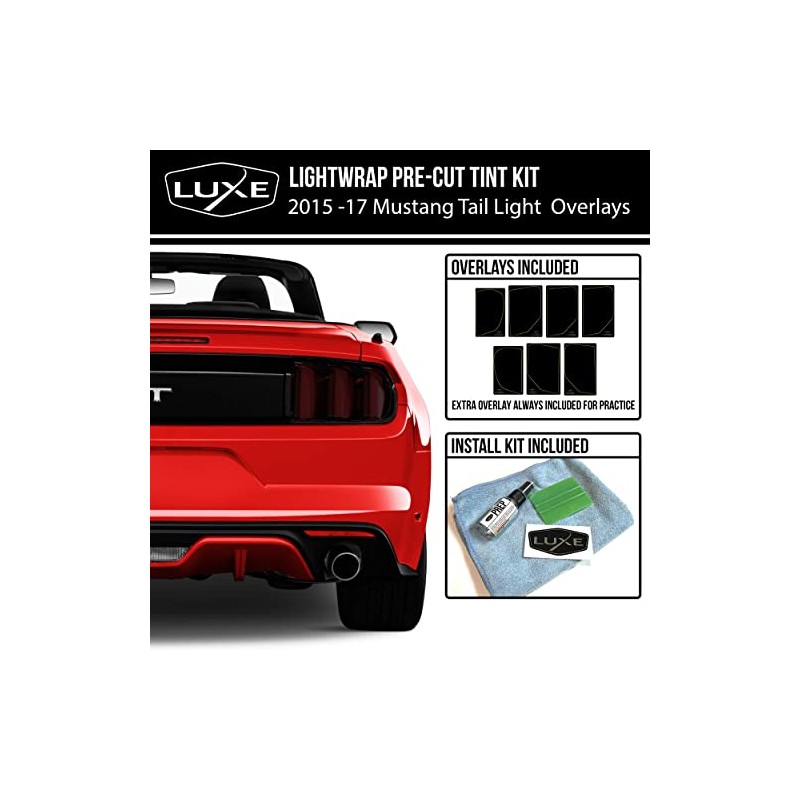 Luxe Auto Concepts 2015-17 Mustang/Shelby Tail Light Tint Kit (Mid