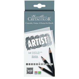 Cretacolor Studio Drawing Graphite Pencils Pack of 12