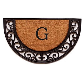 Calloway Mills 100141830G Plantation Arch Monogram Doormat 18" x 30" (Letter G)