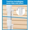 WADEO Rain Barrel Hose Connector, Compatible with Downspout Diverters(1.25'' Outlet