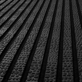 ICOOP Black Boat Flooring EVA Foam Decking Sheet with Embossed Pebble Texture 94.5''x47.2''/36''/24''/15.8'', 47.2''x15.8'' Self-Adhesive Boat Decking Foam Non-Slip Marine Carpet for Sailboat Pontoon