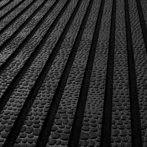 ICOOP Black Boat Flooring EVA Foam Decking Sheet with Embossed