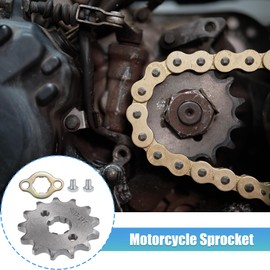 QUARKZMAN 420 Style 13T Teeth 17mm Inner Diameter Motor Front Wheel Sprocket Set for Motorcycles