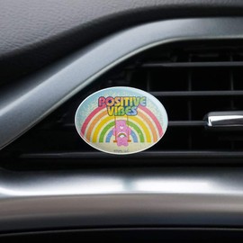 Care Bears Cheer Bear Positive Vibes Car Air Freshener Vent Clip