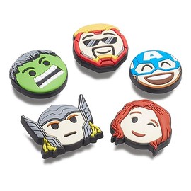 Crocs Emojis de los Vengadores, Colgantes para Zapatos Unisex-Adulto, Cher Clueless-Paquete de 5, Talla única