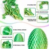 6PCS 3D Printed Dragon Eggs with Dragon Inside, Easter Dragon