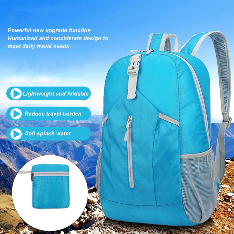 Outdoor Sports Ultra Lightweight Foldable Backpack Lightweight Packable Hiking Backpack