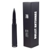 VMS RACING Anti-Theft Retractable Black 50 Caliber Bullet Short Antenna