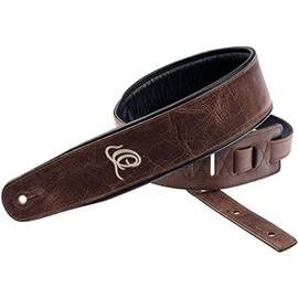 Ortega Guitars Classic Series Guitar Strap Length Adjustable - Acoustic Guitar / Bass - Vintage Brown (OSCL-4)