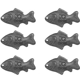 Aoplkzn 6 iron fish cooking tools