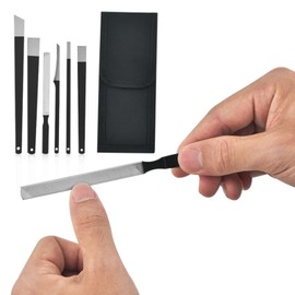 Pedicure Knife Set, 6 Pcs Professional Stainless Steel Ingrown Toenail Knife Tools with Storage Bag Foot Repair Sharp Blade Kit Remover for Feet Ingrown Toe Nail Correction