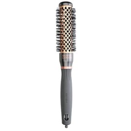 Olivia Garden Expert Blowout Heat - Nylgard Bristles - 25mm – Bronze - High-performance Blowout Hair Brush designed to manage and control thicker, frizzy hair professionally
