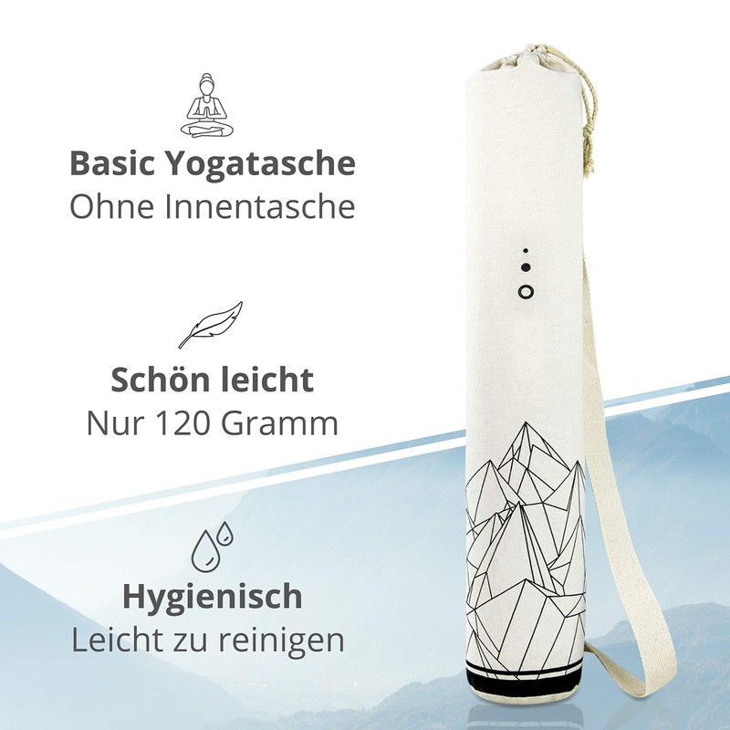 Mosswell® Yoga Bag with Design Cotton Yoga Mat Bag 70