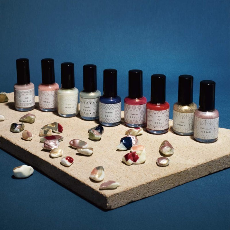 OSAJI OSAJI Uplift Nail Color, Contains Herbal Extracts, Beautiful Lustrous,