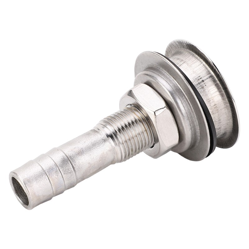 316 Stainless Steel Straight Thru Hull Valve Fitting 16mm Vent