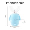 SNOWROSE Kids U-Shaped Electric Toothbrush, IPX7 Waterproof Design with 4