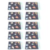 10pcs Children Cartoon Cute Solar System Poster Home School Planet