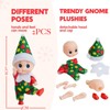 2pcs Christmas Elf Baby Mini Dolls,Christmas Baby Elves Twins Cute
