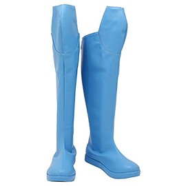 Roeutoo Mark Grayson Costume Boots Adult Men Superhero Cosplay Blue Shoes Accessories