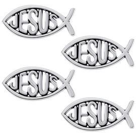 FREEBLOSS 4Pcs Fish Brooch Silver Tone Fish Pin Enamel Pin Lapel Pins for Women Marine Animal Brooch for Men Cartoon Fish Pins for Gift