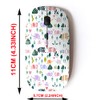 2.4G Wireless Mouse with Cute Pattern Design for All Laptops