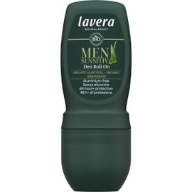 lavera Men sensitiv Deo Roll-On - 48 h protection - without aluminium - reliable during sports - vegan - natural cosmetics - 50 ml