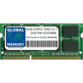 8GB DDR3 1066MHz PC3-8500 204-PIN SODIMM MEMORY RAM COMPATIBLE WITH MACBOOK & MACBOOK PRO 13" (MID 2010)