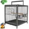 Mcage 22" Heavy Duty Wrought Iron Travel Bird Cage Carrier