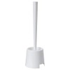 IKEA 201.595.22 Toilet Brush/Holder, 13.70x4.00x2.50 inch, White